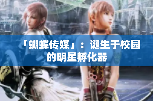 「蝴蝶传媒」：诞生于校园的明星孵化器