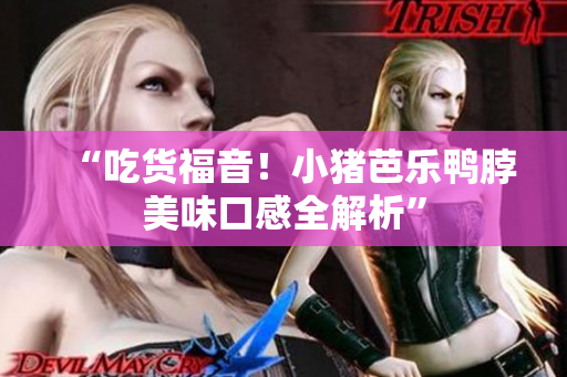 “吃货福音！小猪芭乐鸭脖美味口感全解析”