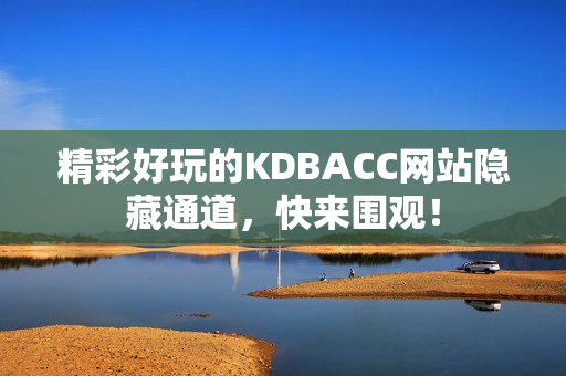 精彩好玩的KDBACC网站隐藏通道，快来围观！