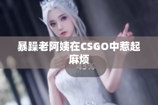 暴躁老阿姨在CSGO中惹起麻烦