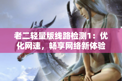 老二轻量版线路检测1：优化网速，畅享网络新体验