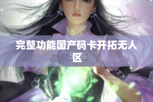 完整功能国产码卡开拓无人区