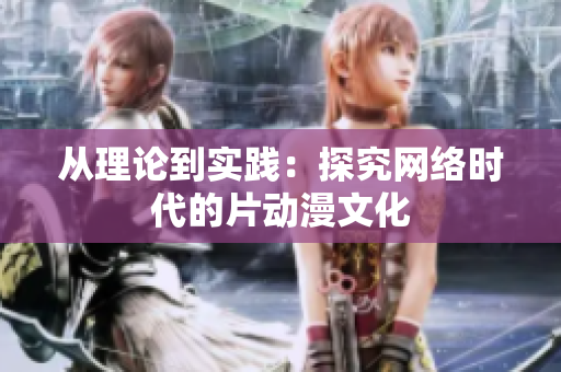 从理论到实践：探究网络时代的片动漫文化