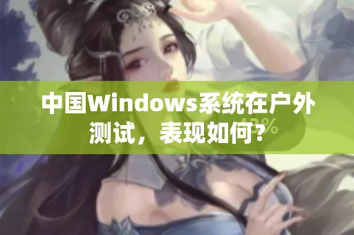中国Windows系统在户外测试，表现如何？
