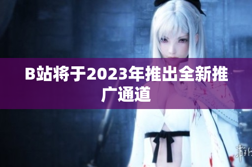 B站将于2023年推出全新推广通道