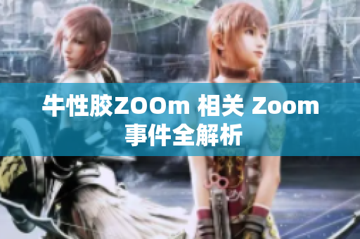牛性胶ZOOm 相关 Zoom 事件全解析