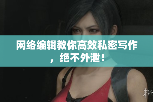 网络编辑教你高效私密写作，绝不外泄！