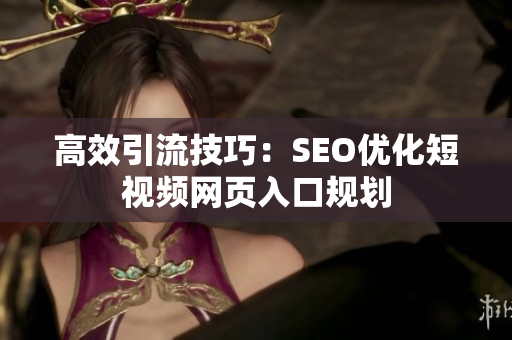 高效引流技巧：SEO优化短视频网页入口规划