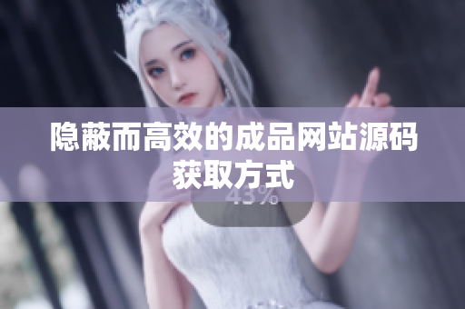 隐蔽而高效的成品网站源码获取方式
