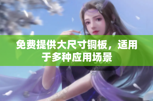 免费提供大尺寸铜板，适用于多种应用场景