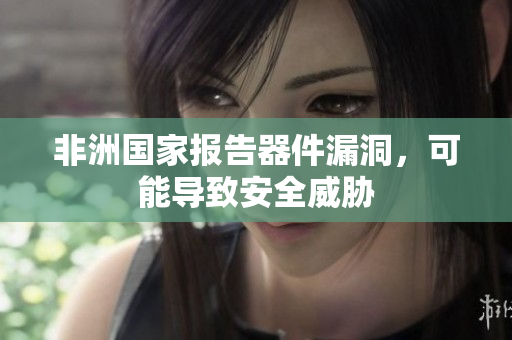 非洲国家报告器件漏洞，可能导致安全威胁