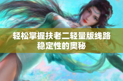 轻松掌握扶老二轻量版线路稳定性的奥秘
