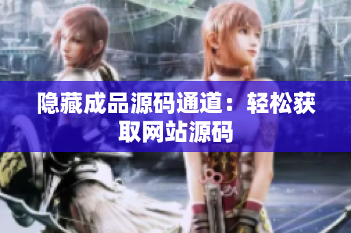隐藏成品源码通道：轻松获取网站源码