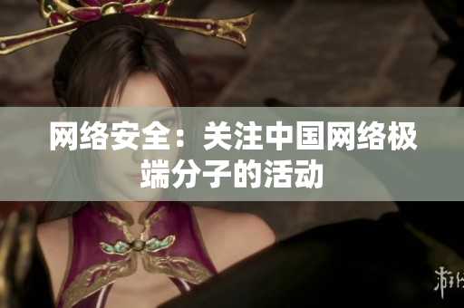 网络安全：关注中国网络极端分子的活动