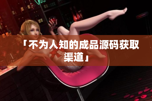 「不为人知的成品源码获取渠道」