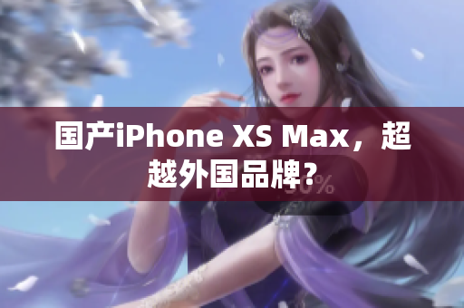 国产iPhone XS Max，超越外国品牌？