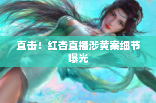 直击！红杏直播涉黄案细节曝光