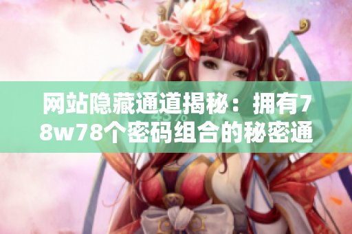 网站隐藏通道揭秘：拥有78w78个密码组合的秘密通道