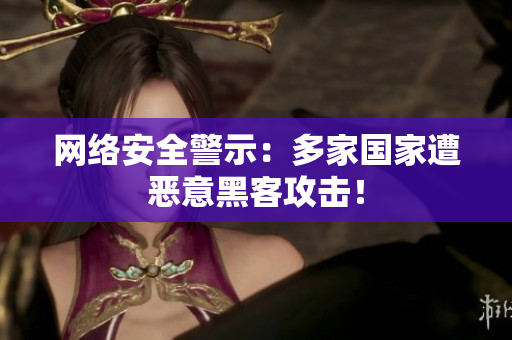 网络安全警示：多家国家遭恶意黑客攻击！