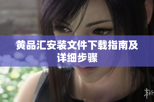 黄品汇安装文件下载指南及详细步骤