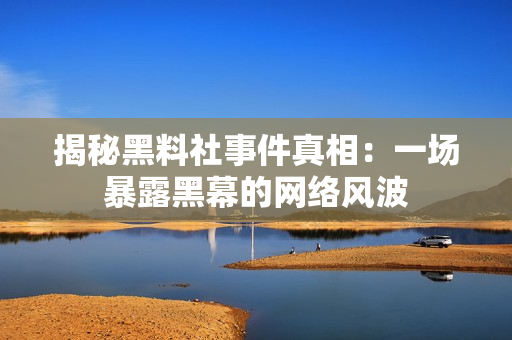 揭秘黑料社事件真相：一场暴露黑幕的网络风波