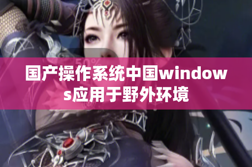 国产操作系统中国windows应用于野外环境
