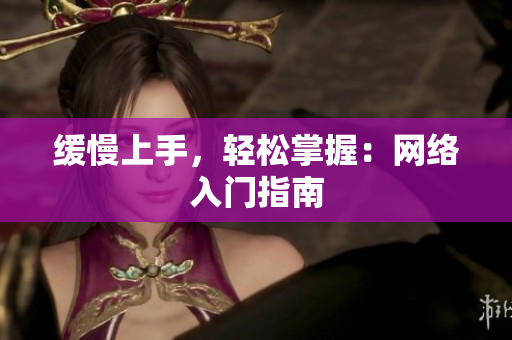 缓慢上手，轻松掌握：网络入门指南