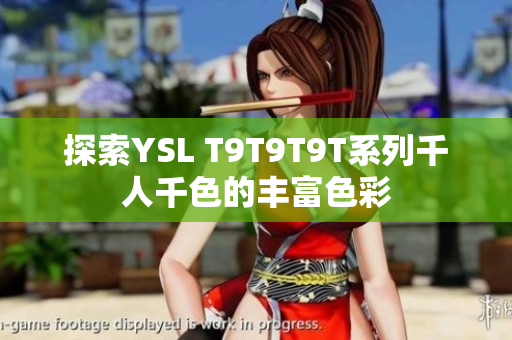 探索YSL T9T9T9T系列千人千色的丰富色彩
