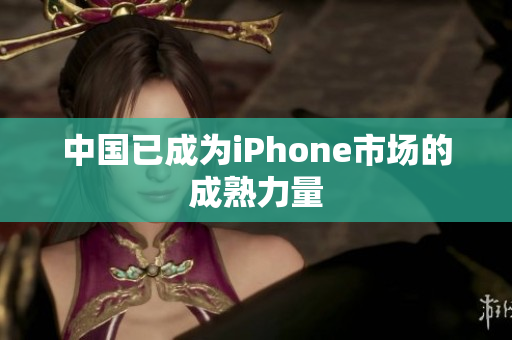 中国已成为iPhone市场的成熟力量