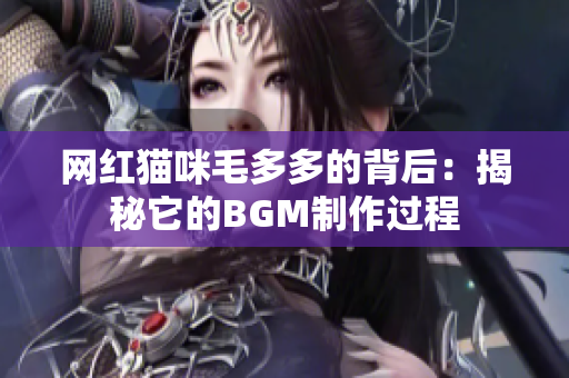 网红猫咪毛多多的背后：揭秘它的BGM制作过程