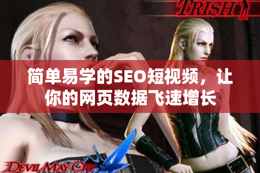 简单易学的SEO短视频，让你的网页数据飞速增长