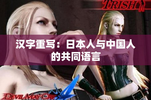 汉字重写：日本人与中国人的共同语言