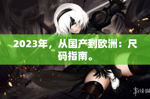 2023年，从国产到欧洲：尺码指南。