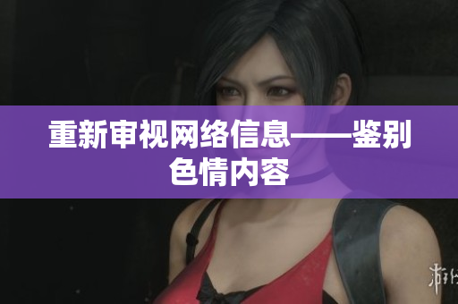重新审视网络信息——鉴别色情内容