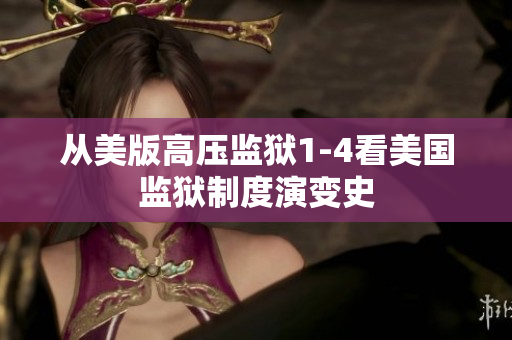 从美版高压监狱1-4看美国监狱制度演变史