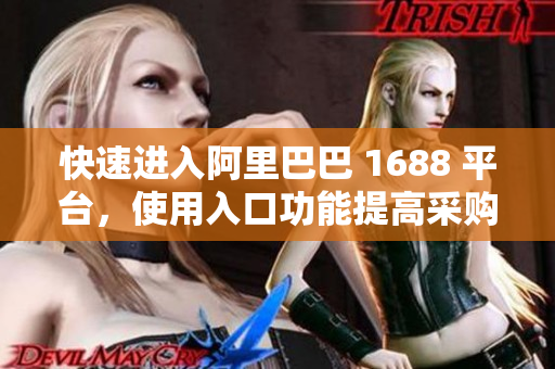 快速进入阿里巴巴 1688 平台，使用入口功能提高采购效率