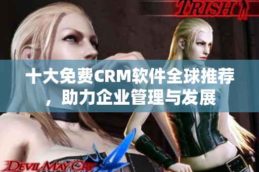 十大免费CRM软件全球推荐，助力企业管理与发展