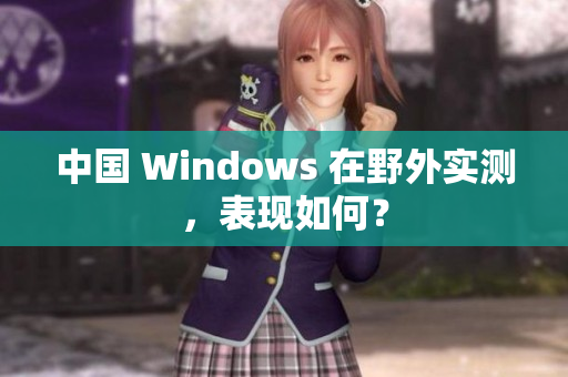 中国 Windows 在野外实测，表现如何？