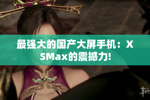 最强大的国产大屏手机：XSMax的震撼力!