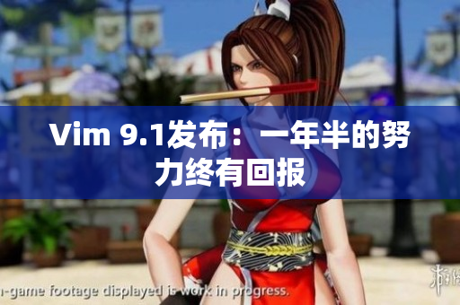 Vim 9.1发布：一年半的努力终有回报