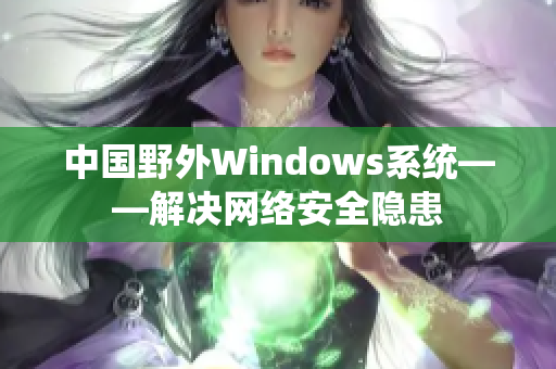 中国野外Windows系统——解决网络安全隐患