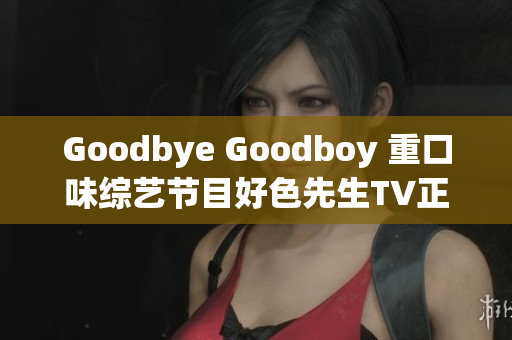 Goodbye Goodboy 重口味综艺节目好色先生TV正式下线
