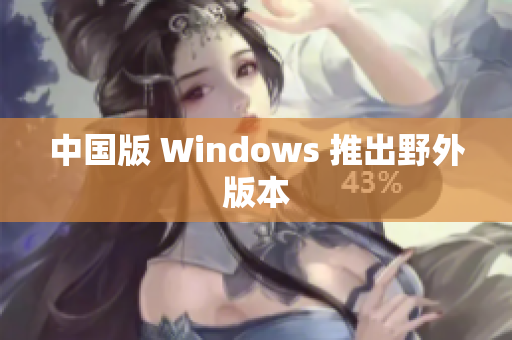 中国版 Windows 推出野外版本