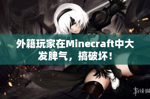 外籍玩家在Minecraft中大发脾气，搞破坏！
