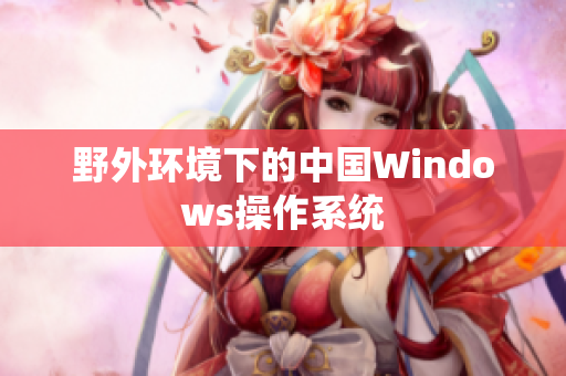 野外环境下的中国Windows操作系统