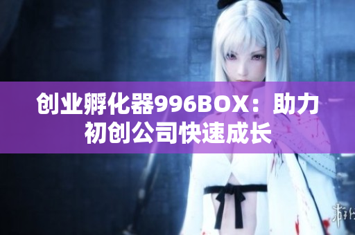 创业孵化器996BOX：助力初创公司快速成长