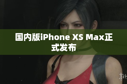 国内版iPhone XS Max正式发布