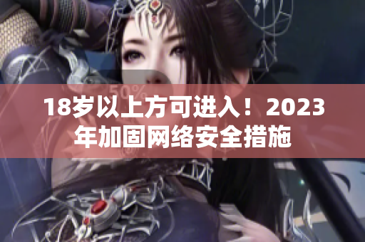 18岁以上方可进入！2023年加固网络安全措施