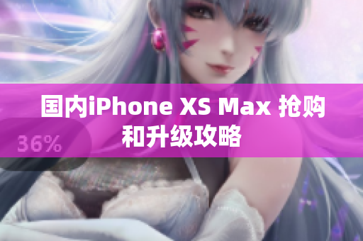 国内iPhone XS Max 抢购和升级攻略