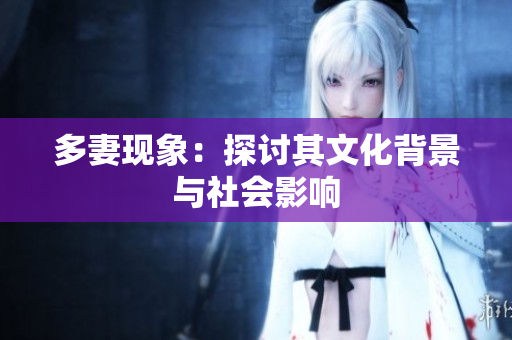 多妻现象：探讨其文化背景与社会影响